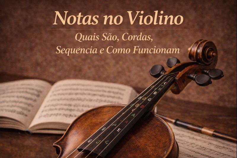 Notas do violino