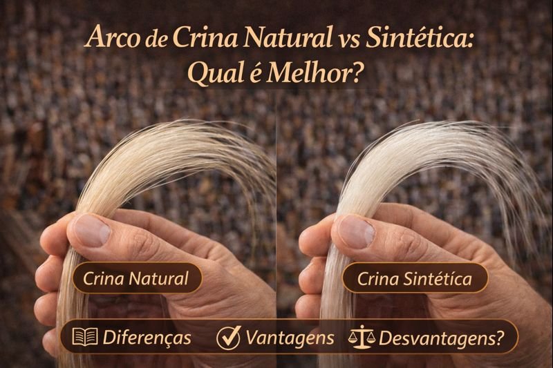 arco de crina natural