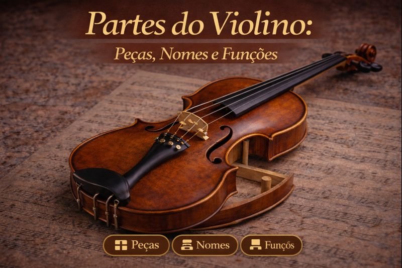 partes do violino